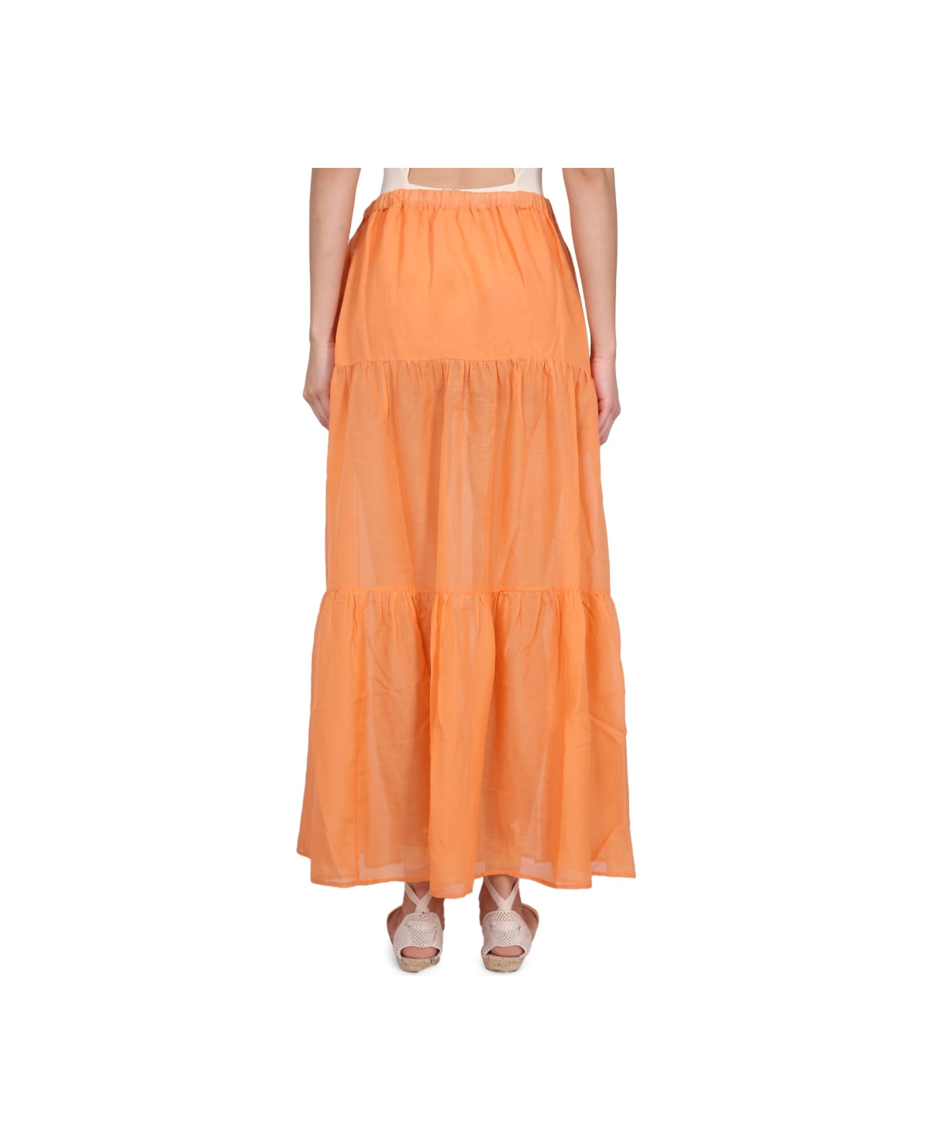 Manebi Recife Skirt. - ORANGE
