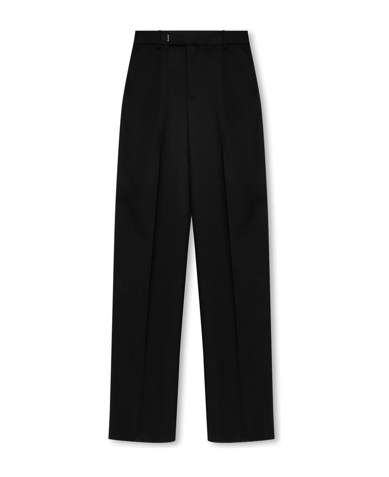 Alexander McQueen Pleat-front Trousers - Black