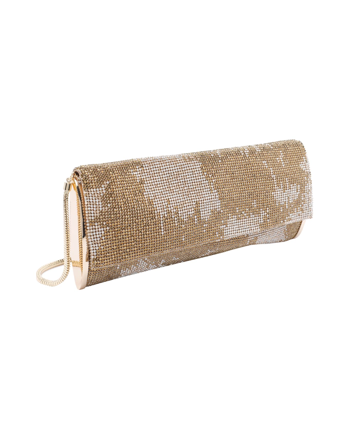 Benedetta Bruzziches Kate Crystals Crossbody Bag - Golden