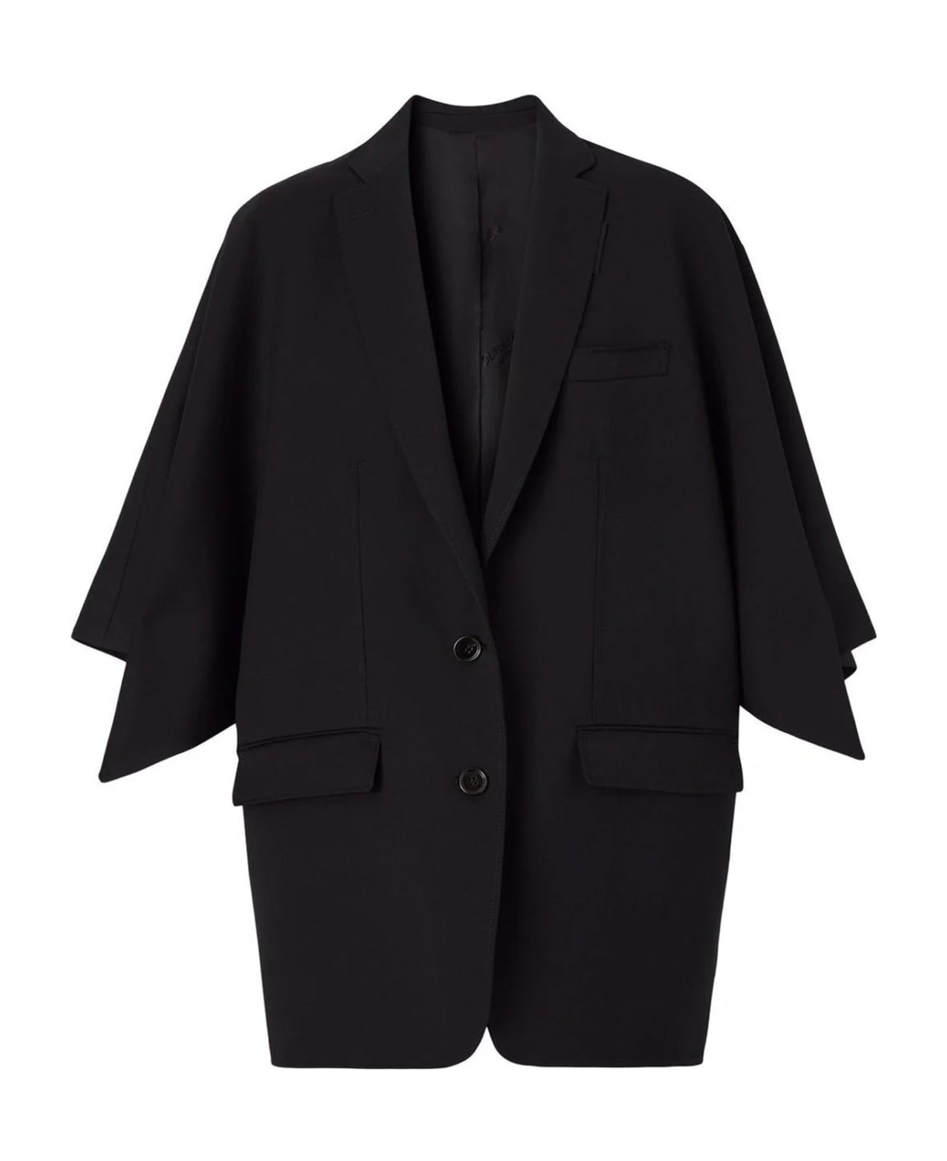 Burberry Wool Tailored Blazer - Black ブレザー