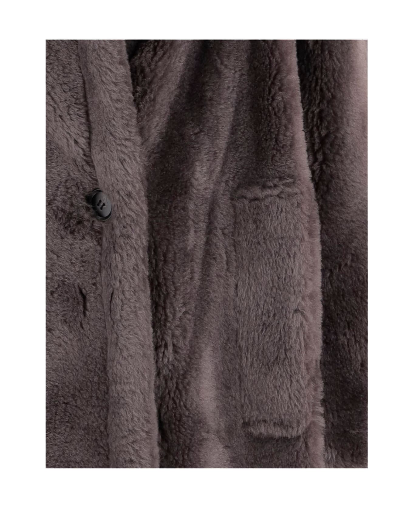 STAND STUDIO Biba Double-breasted Wool Coat - GREY