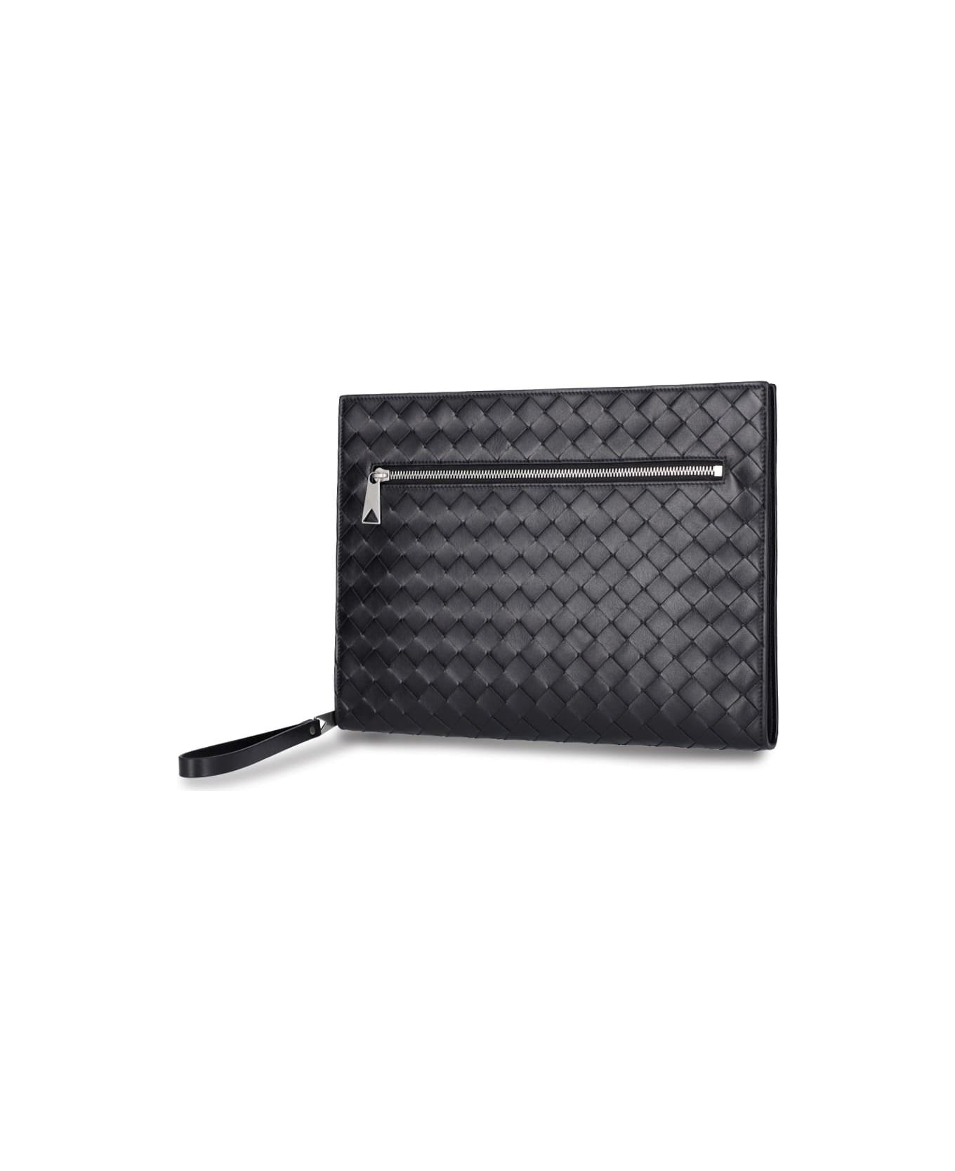 Bottega Veneta Intrecciato Medium Briefcase - Black