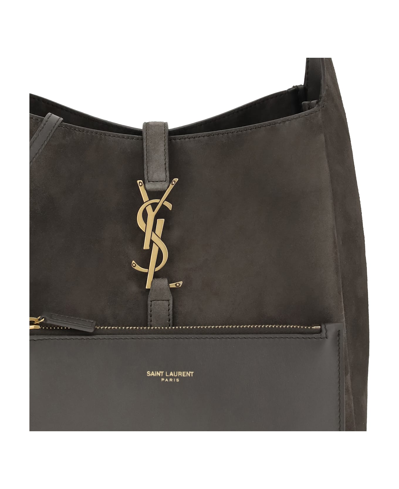 Saint Laurent Le 5 à 7 Small Suede Shoulder Bag