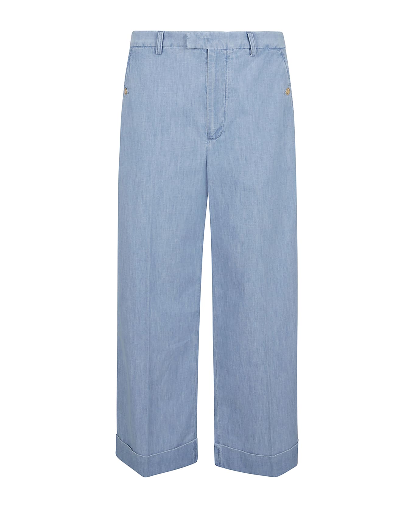 Valentino Garavani Pantalone In Denim | Denim | Denim Lav. Blu Chiaro - Denim Blu Lav Chiaro
