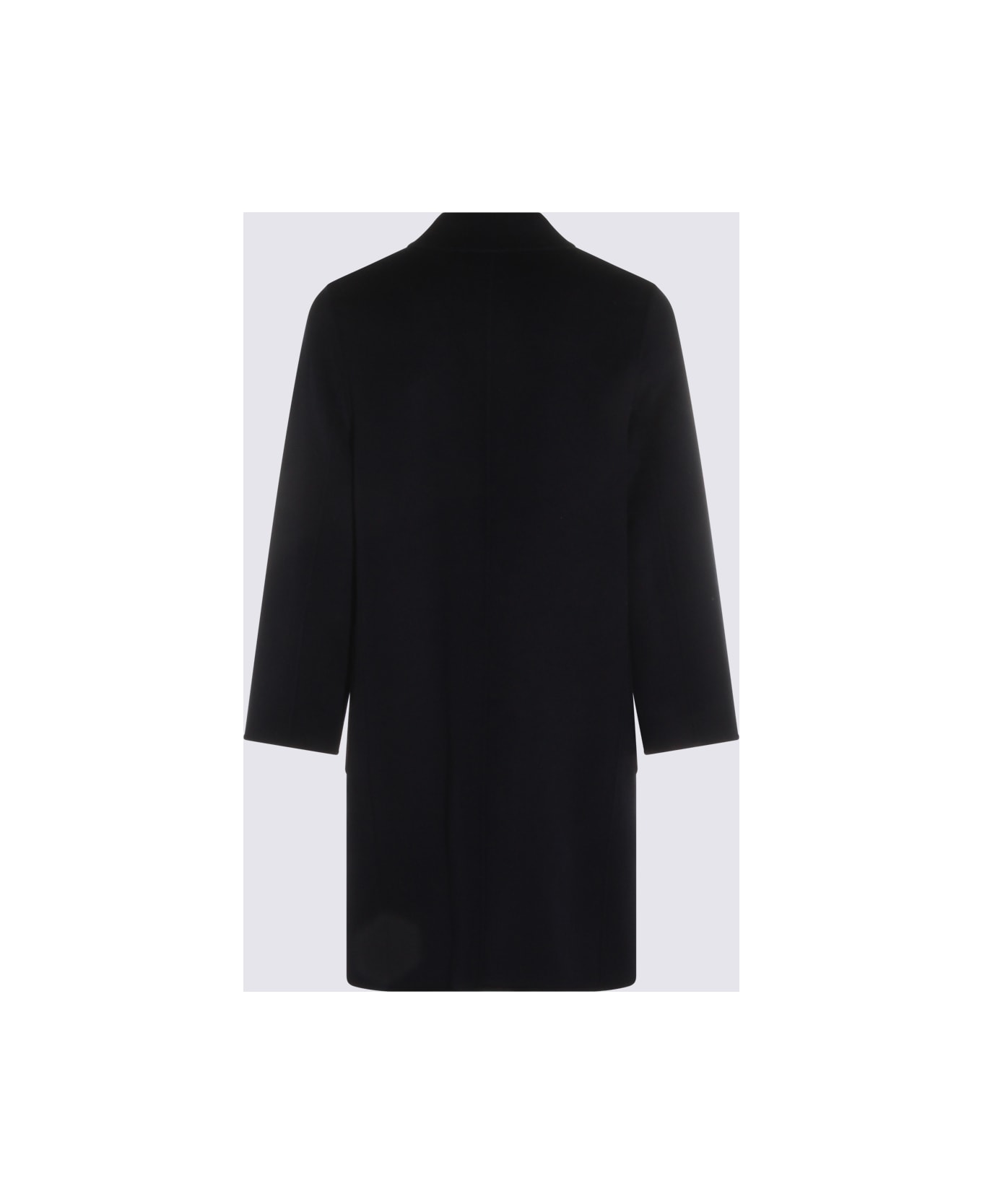 Tory Burch Dark Navy Wool Coat - Blue
