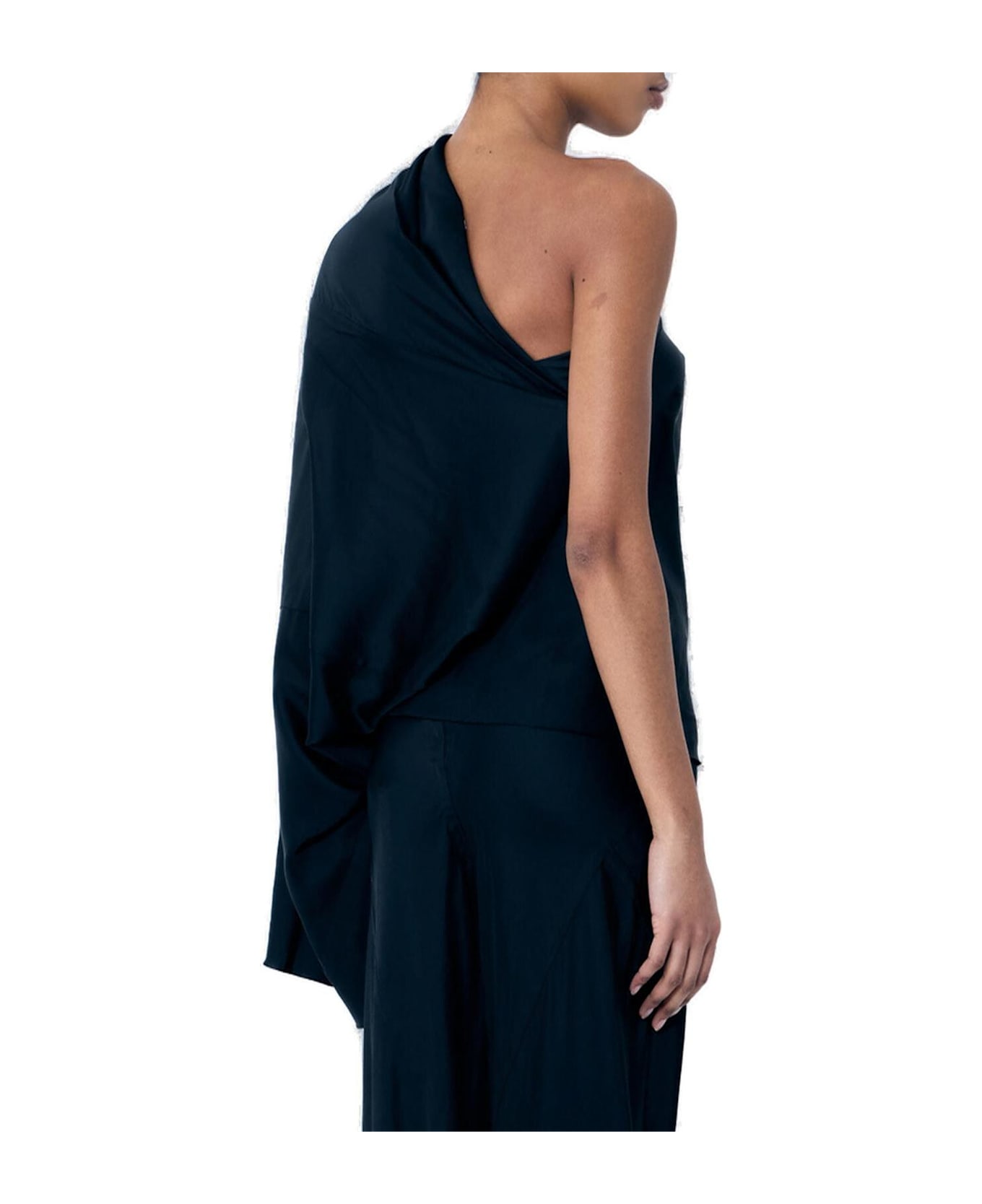 Rick Owens One-sleeved Top - Black