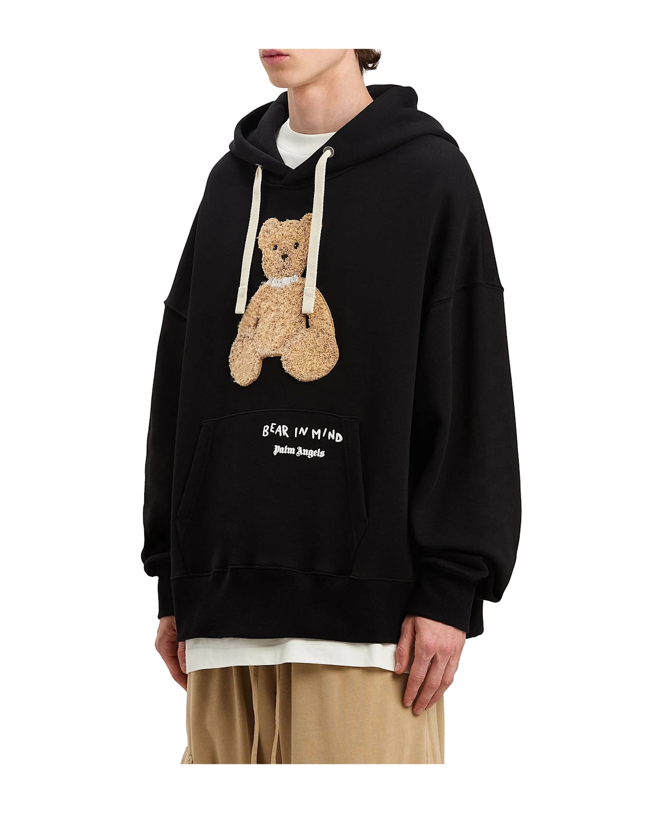 Palm Angels Bear In Mind Hoodie - Black