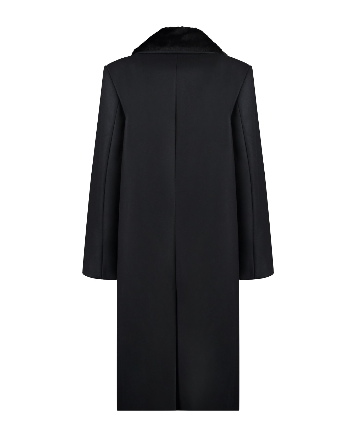 Totême Wool Long Coat - black コート
