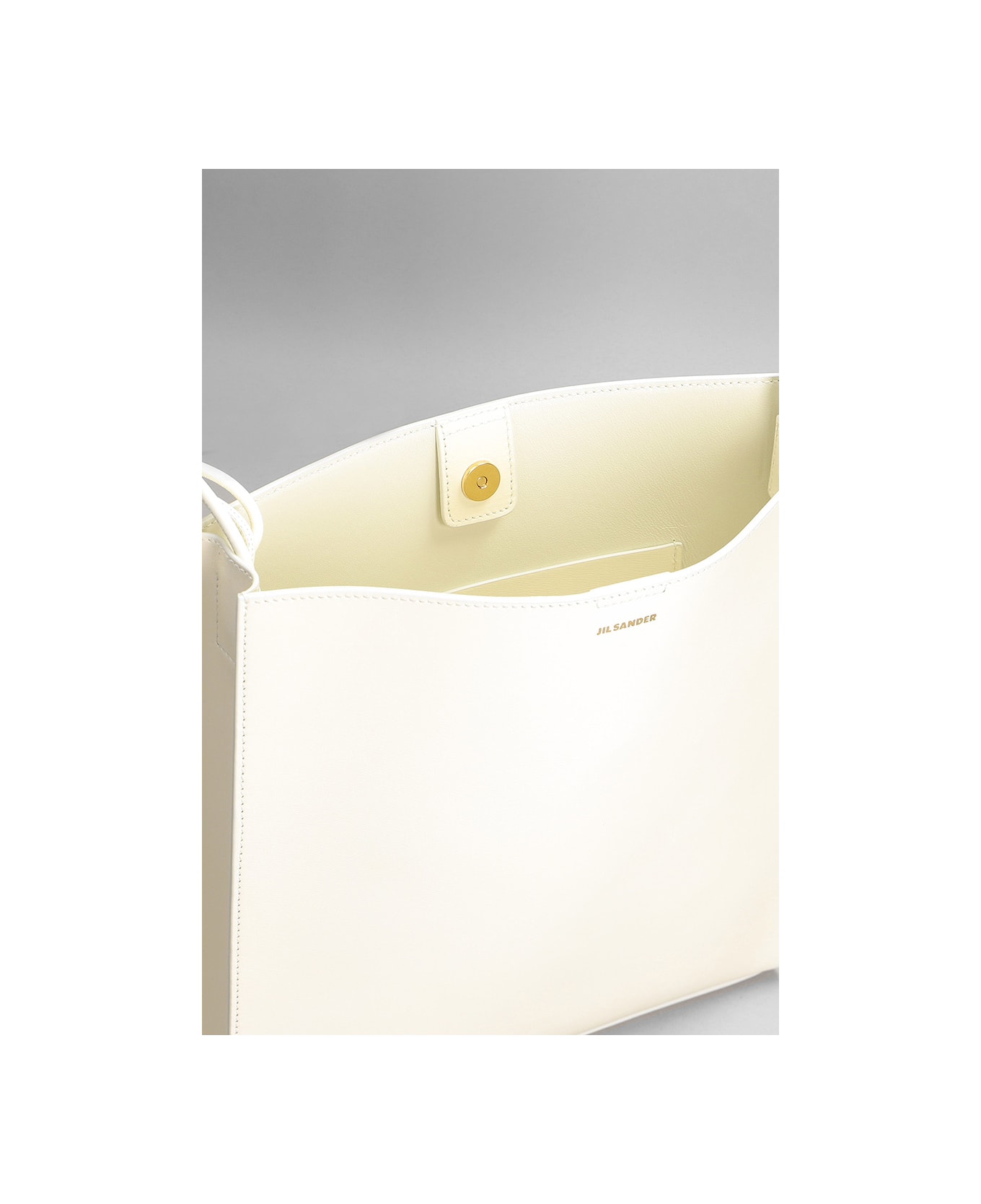 Jil Sander White Medium Tangle Bag - White ショルダーバッグ