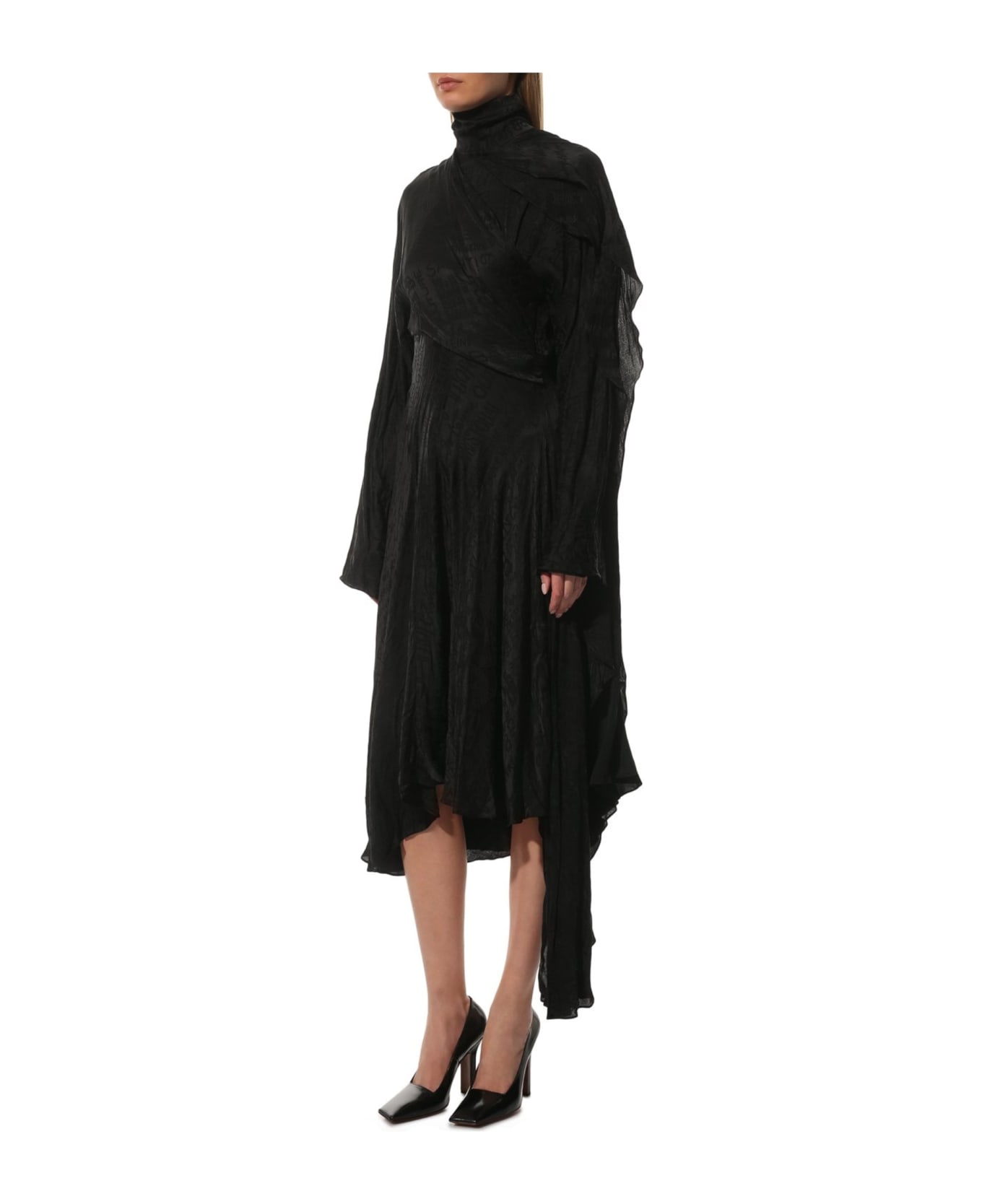 Balenciaga Silk Dress - Black ワンピース＆ドレス