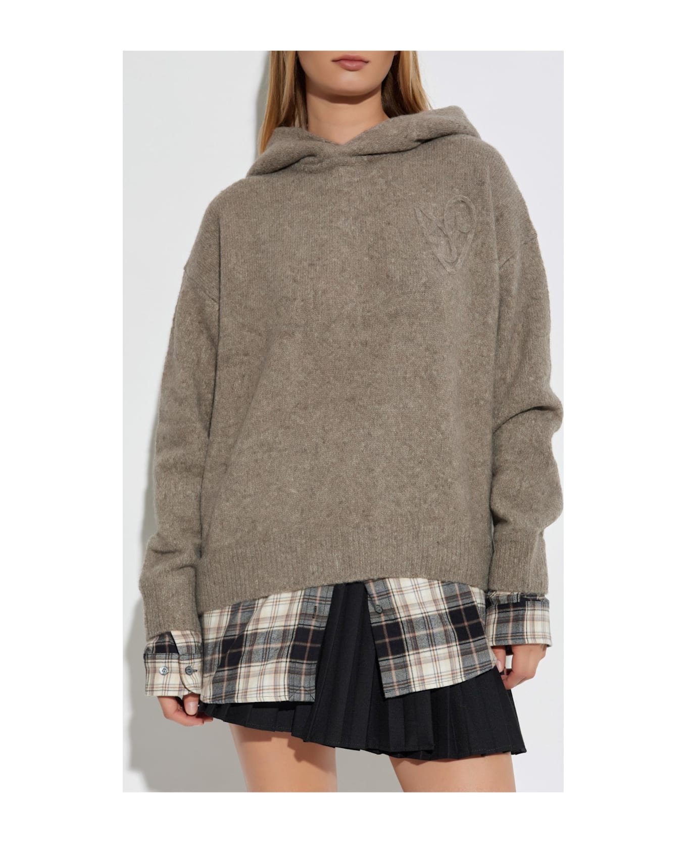 Acne Studios Wool Sweatshirt - BEIGE