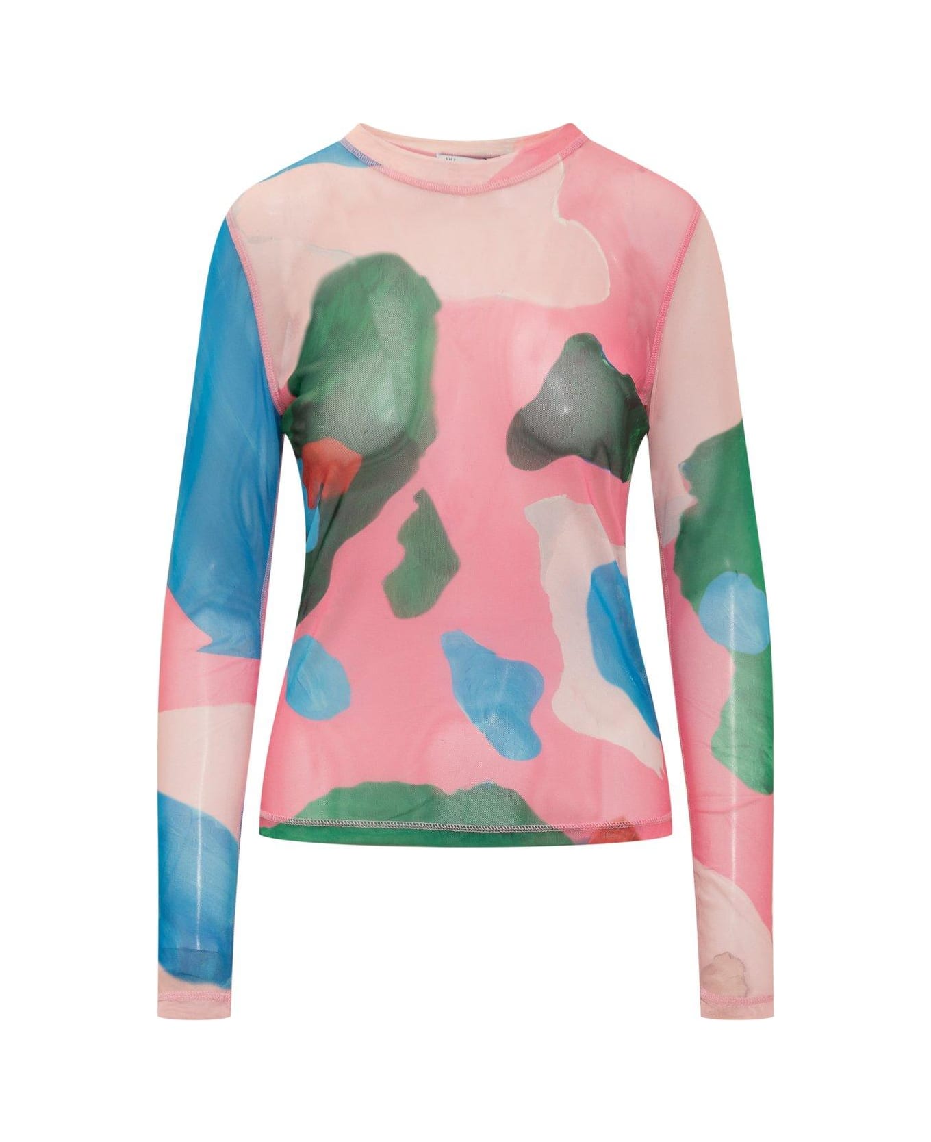 J.W. Anderson Abstract Pattern Print T-shirt - Pink Tシャツ