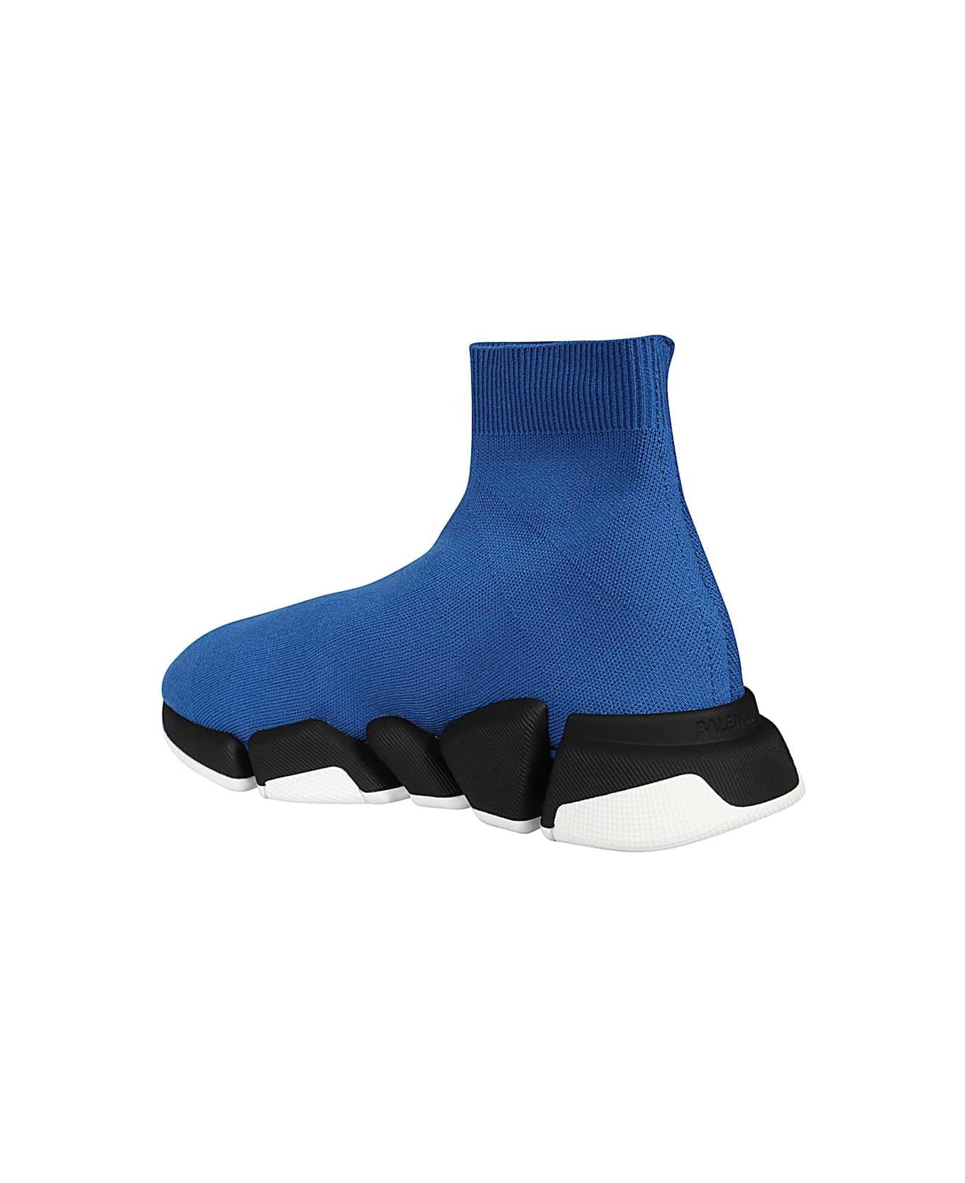 Balenciaga Speed 2.0 Knitted Sock-sneakers - blue