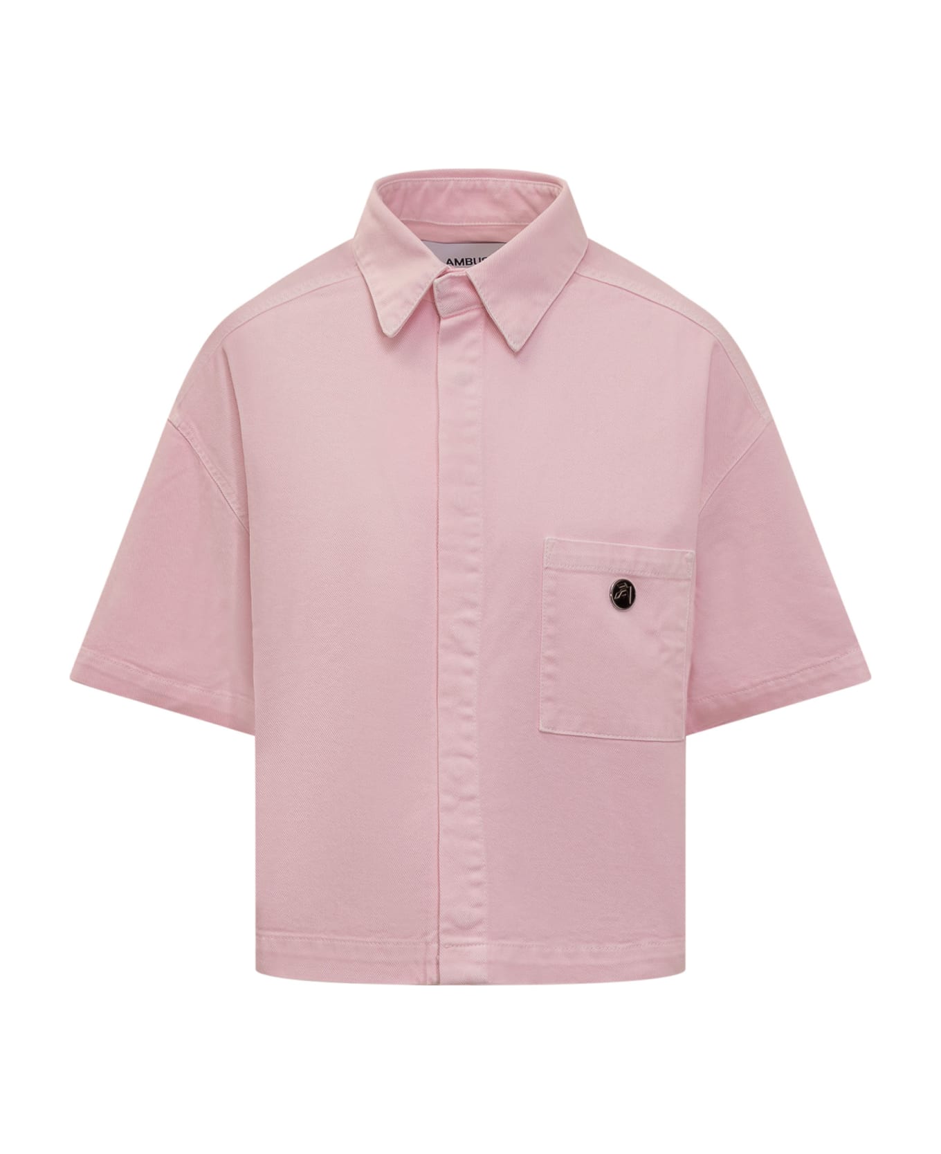 AMBUSH Boxy Fit Shirt With Logo - PINK シャツ