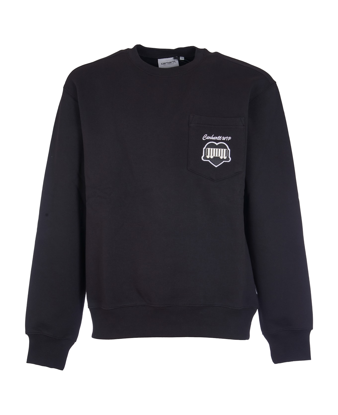 CARHARTT ヒアスロコハッチストレトレックシンス I025268D 0106 Carhartt Heart Train Pocket Sweatshirt | italist