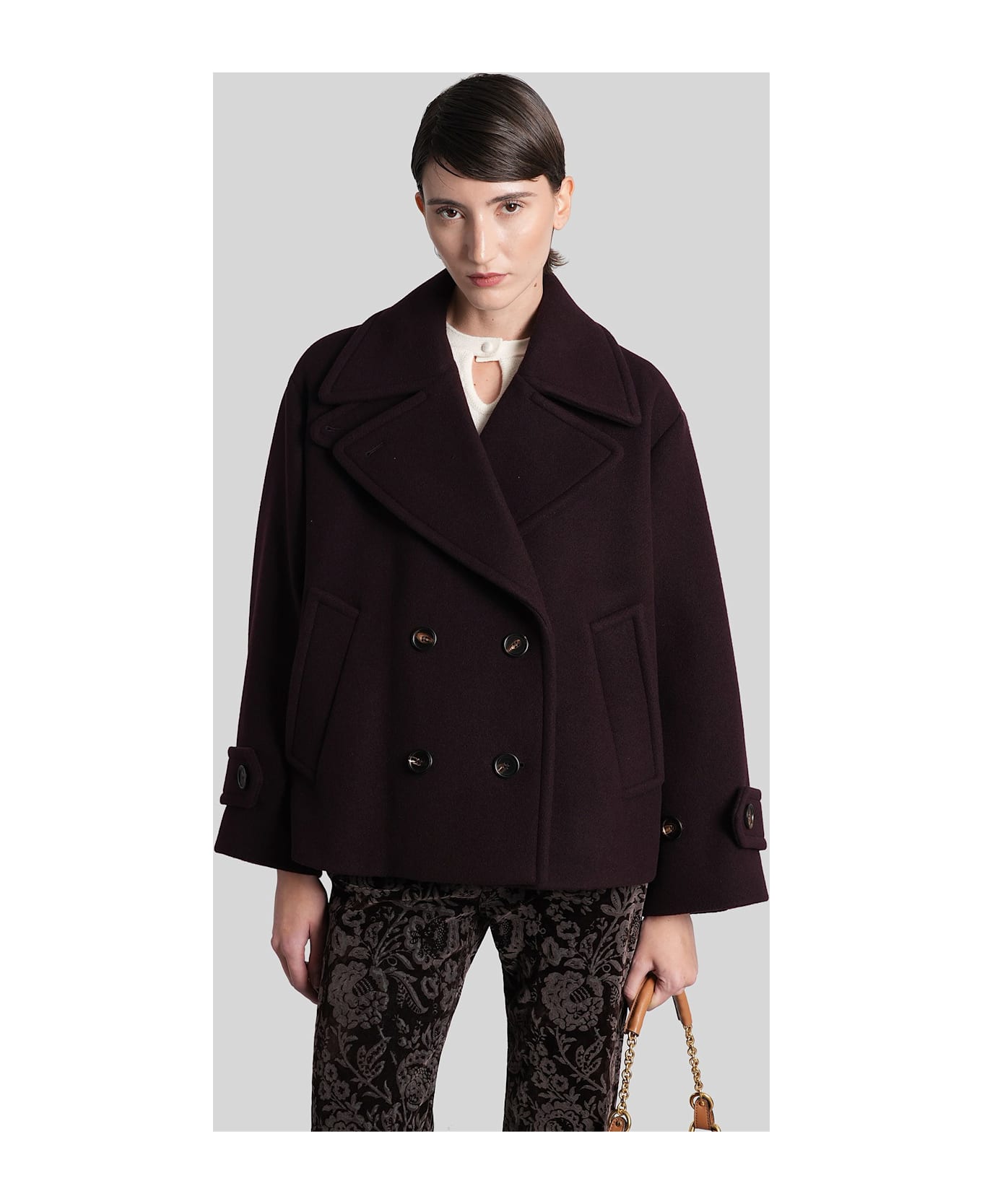 Chloé In Viola Wool - Viola