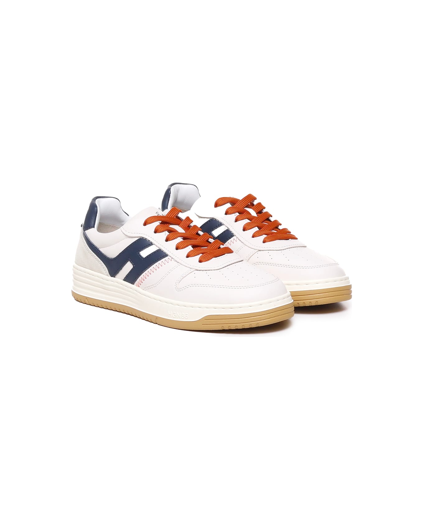 Hogan H630 Trainers - Blue, white, redcowskin