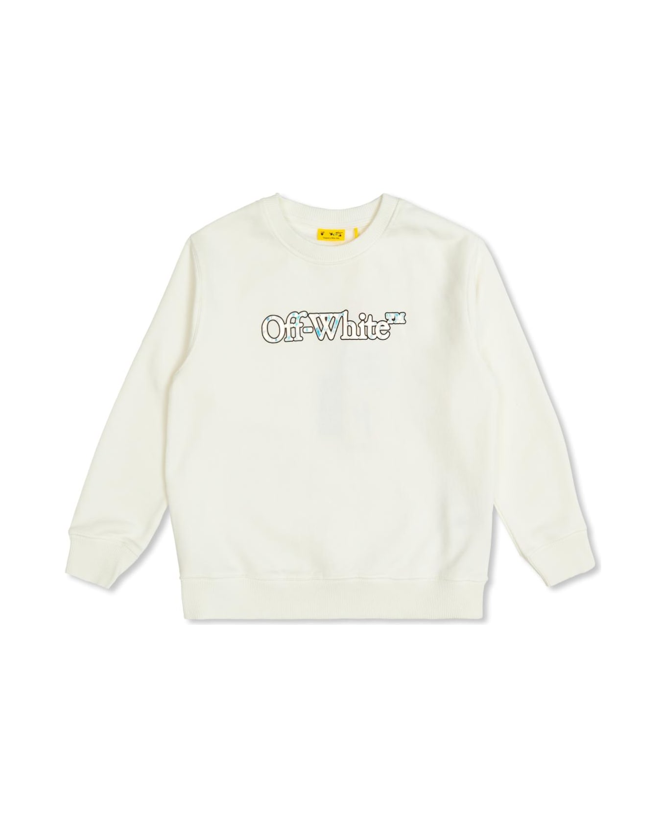 Off-White Kids Sweatshirt With Printed Logo - WHITE