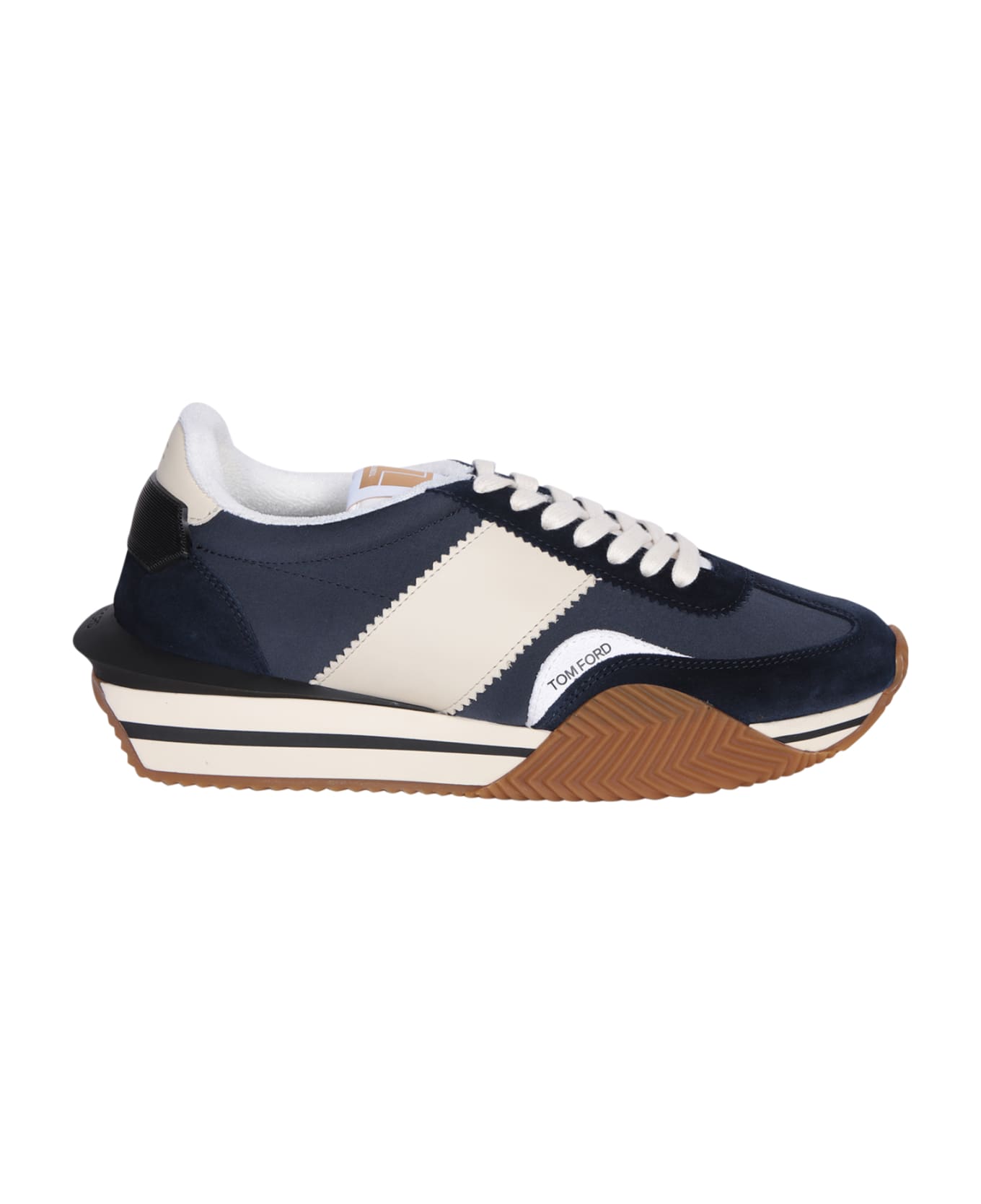 Tom Ford James Sneakers - MIDNIGHTBLUEBEIGECREAM