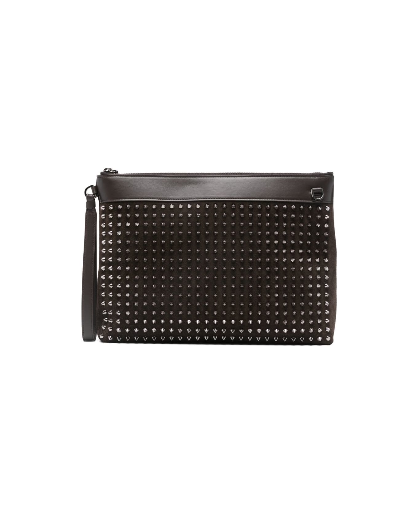 Christian Louboutin Funky Leather Pouch - Black