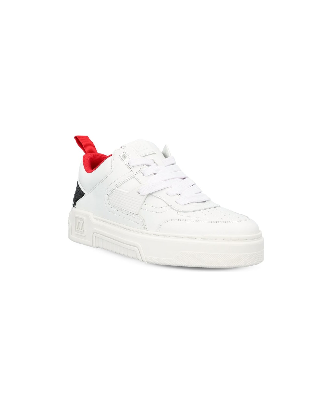 Christian Louboutin Astroloubi Leather Sneakers - White