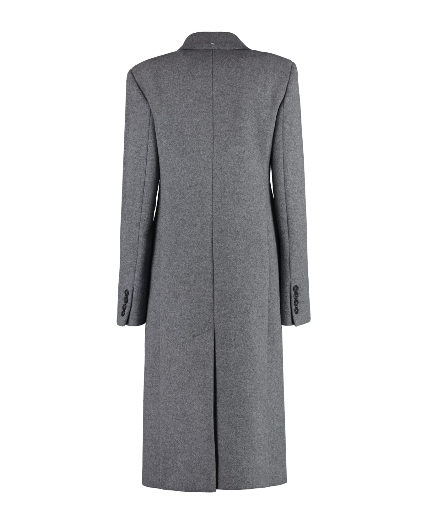 SportMax Adua Double-breasted Wool And Cashmere Coat - grey