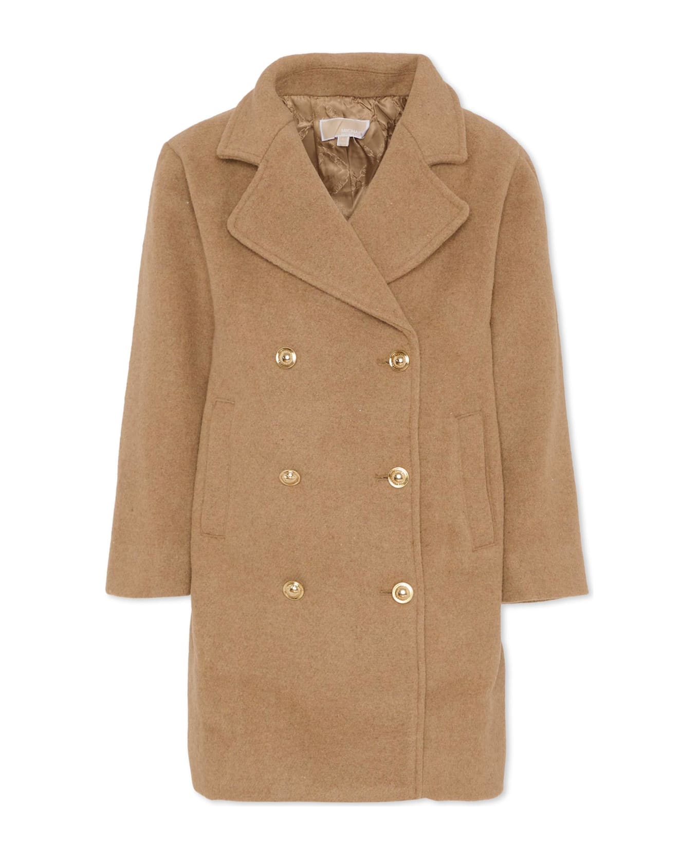 Michael Kors Beige Coat For Girl - Beige