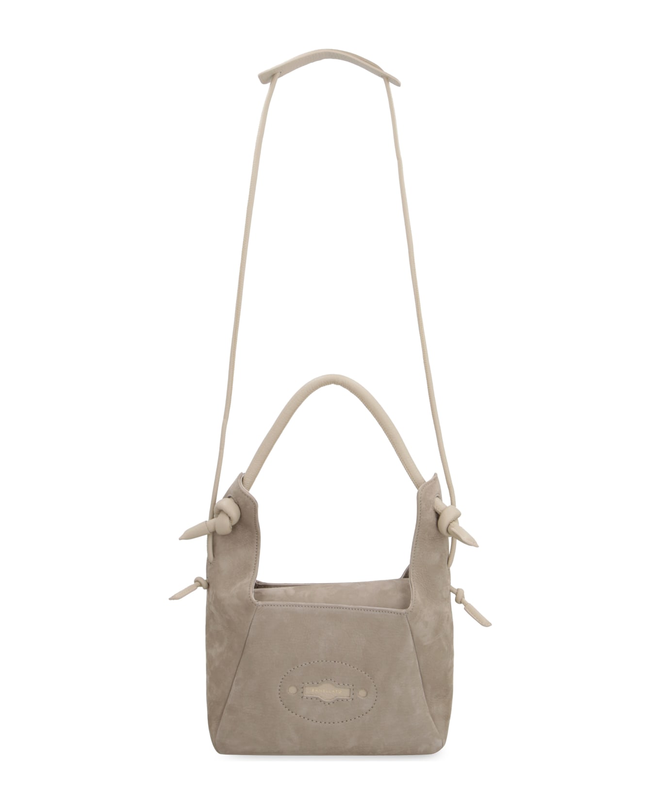 Zanellato Mina Leather Handbag - grey