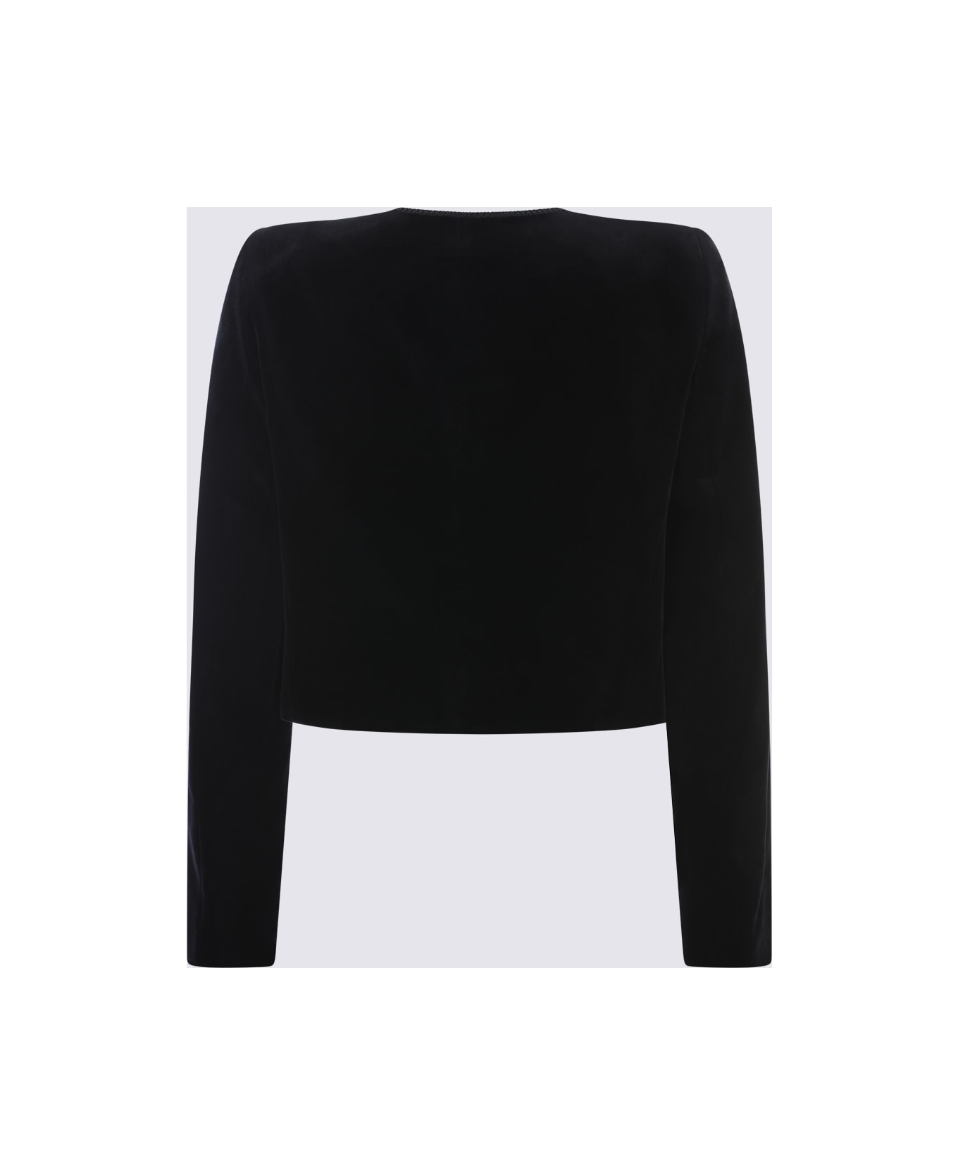 Chloé Black Cotton Casual Jacket - BLACK