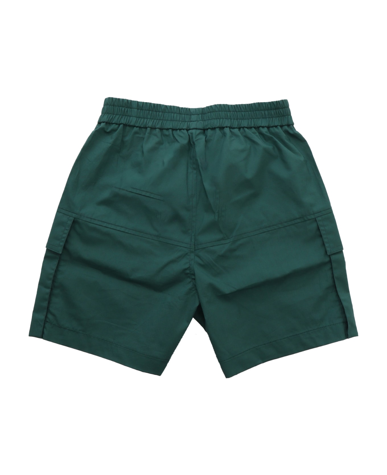 Monnalisa Green Cargo Shorts - GREEN ボトムス