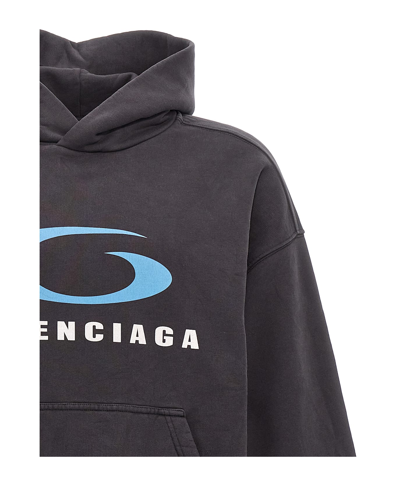 Balenciaga 'loop Sports Icon' Hoodie - Black  