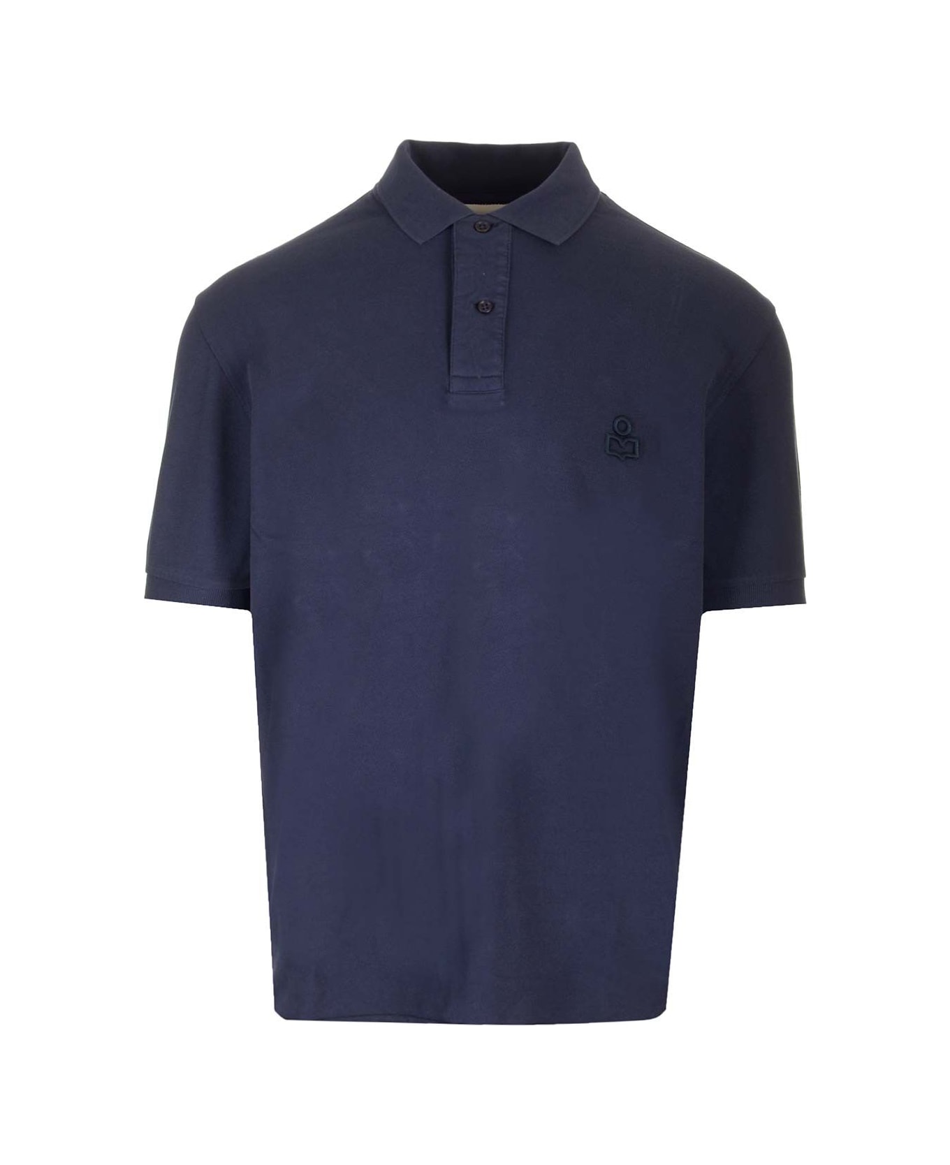 Isabel Marant "afko" Polo Shirt - Blue