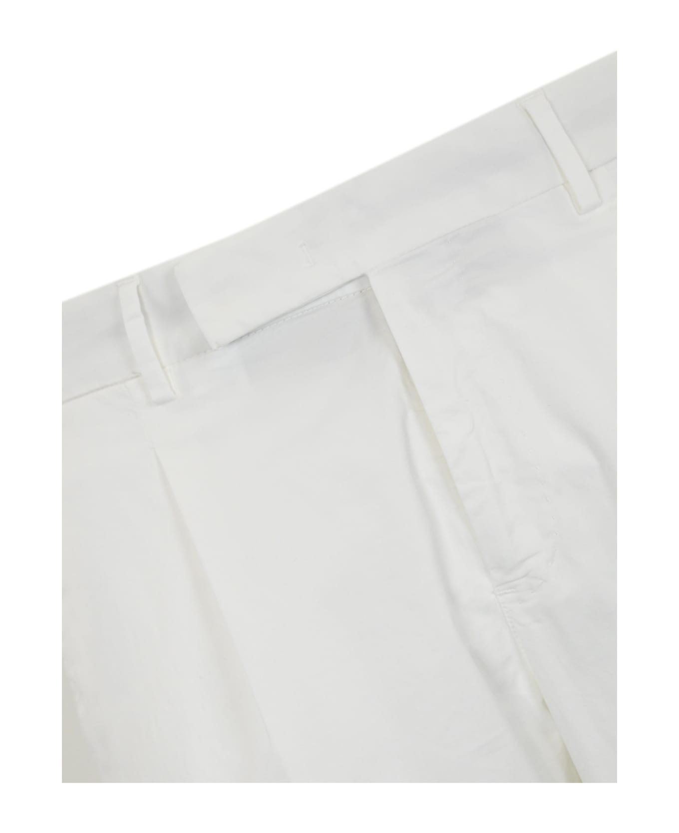 PT Torino Rebel 1p Gabardine Trousers - Bianco
