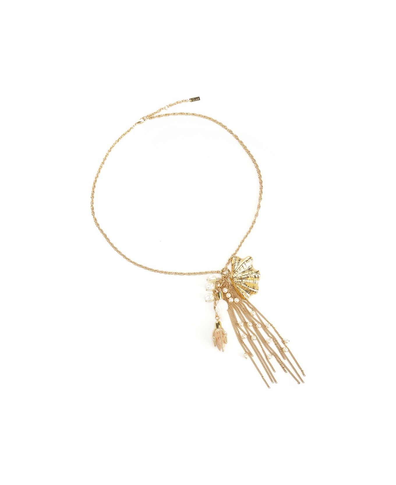 Chloé "shells" Pendant Necklace - Gold