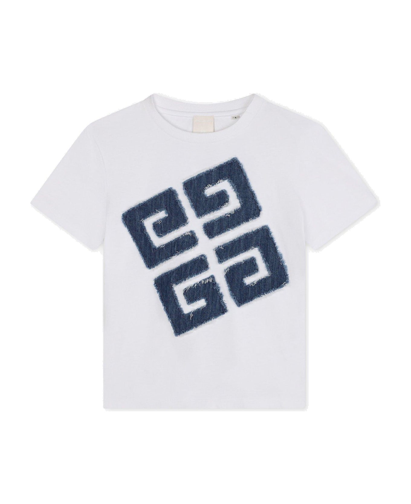 Givenchy 4g Patterned Crewneck T-shirt - White