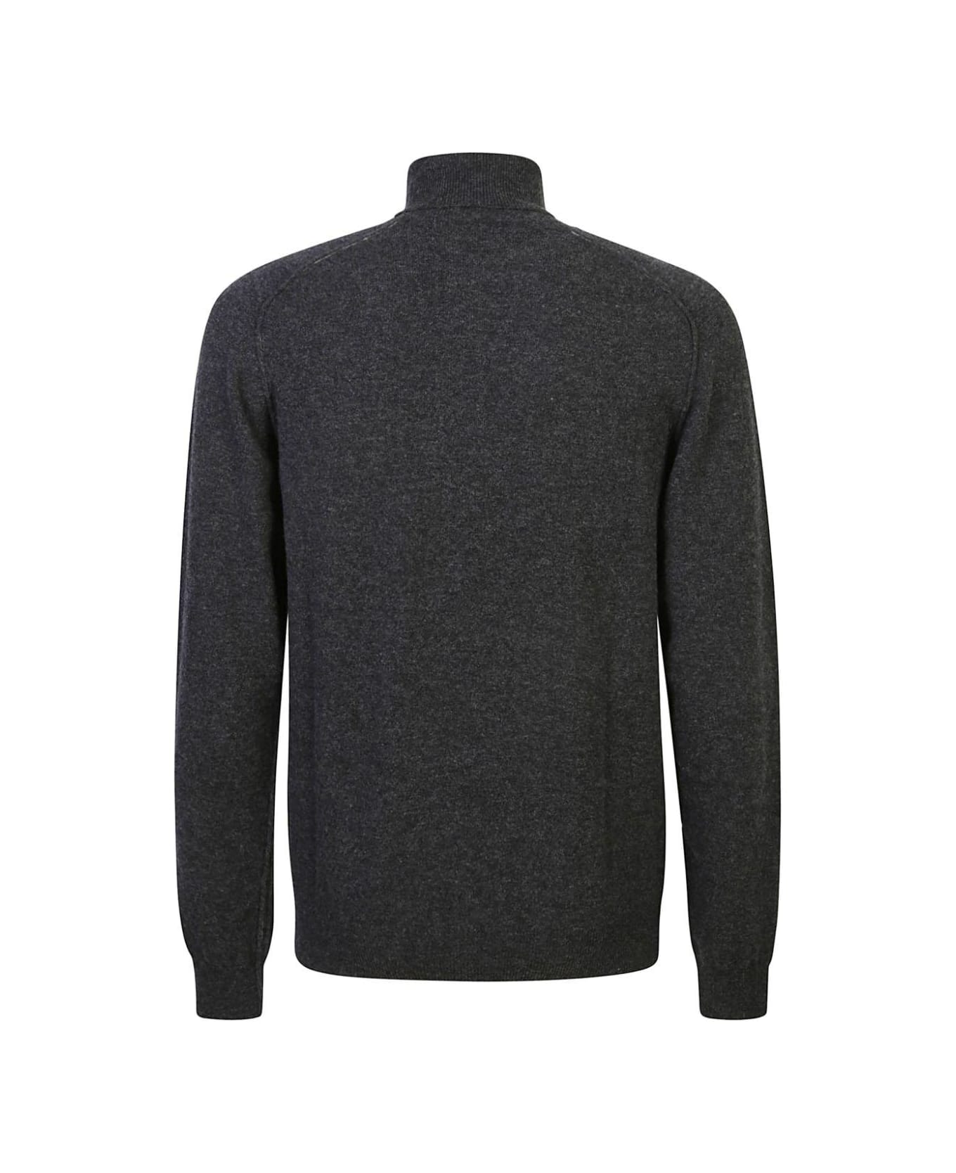 Roberto Collina Turtleneck Knit Sweaters - Grey