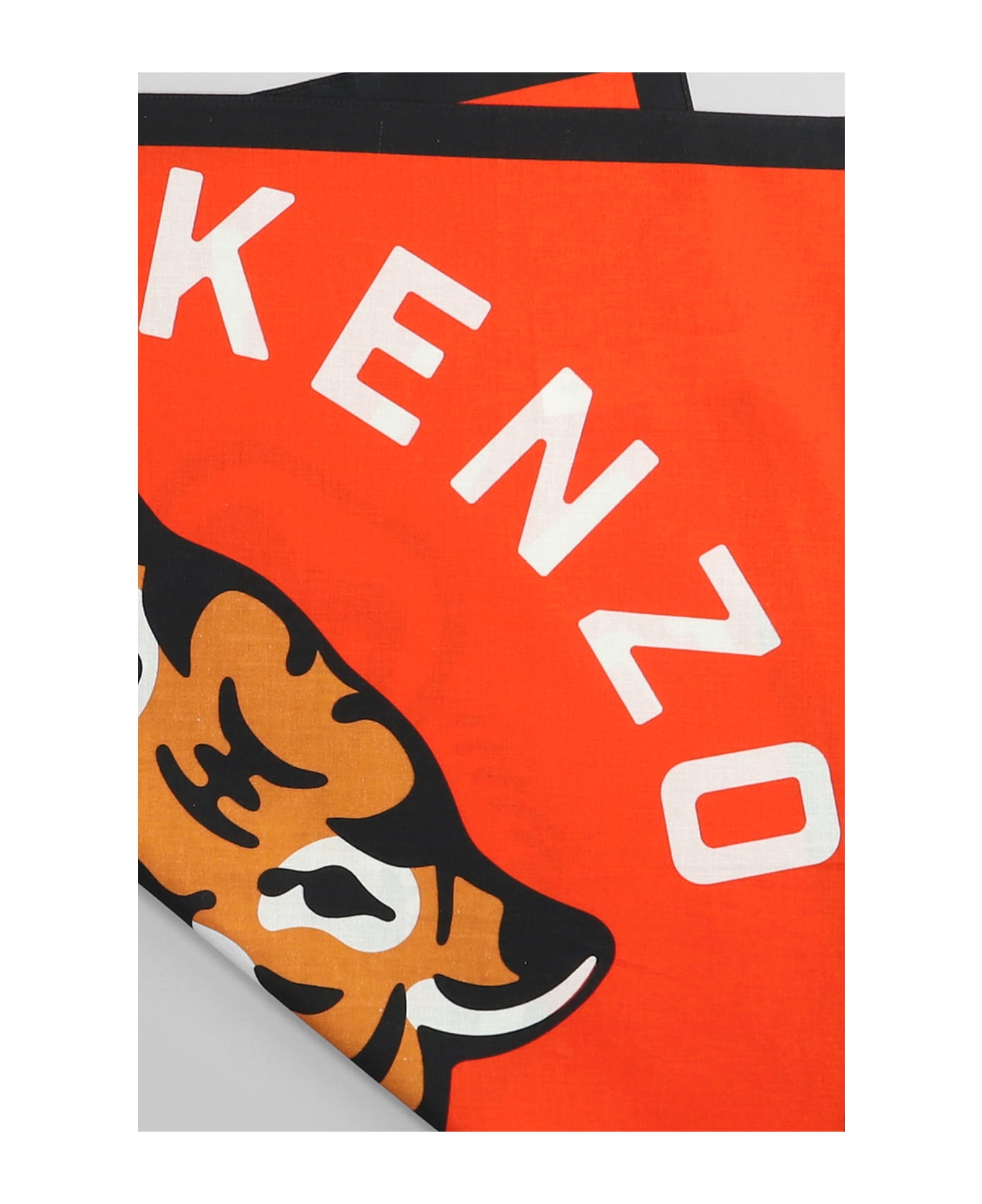 Kenzo Foulard In Red Cotton - red スカーフ