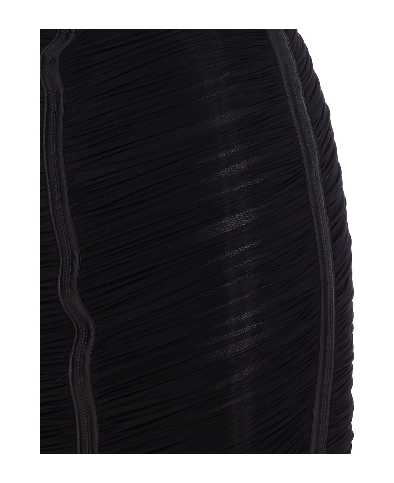 Elisabetta Franchi Bustier Dress - Black
