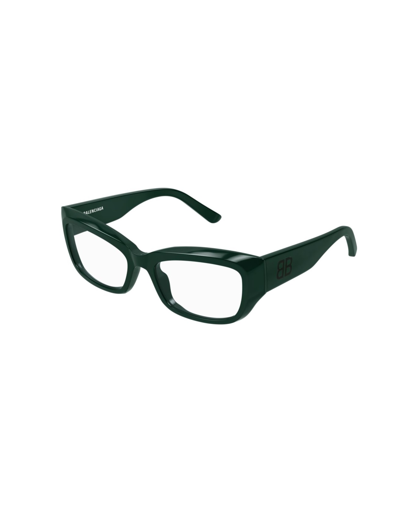 Balenciaga Eyewear Bb0399o-004green-green-transparent - GREEN-GREEN-TRANSPARENT