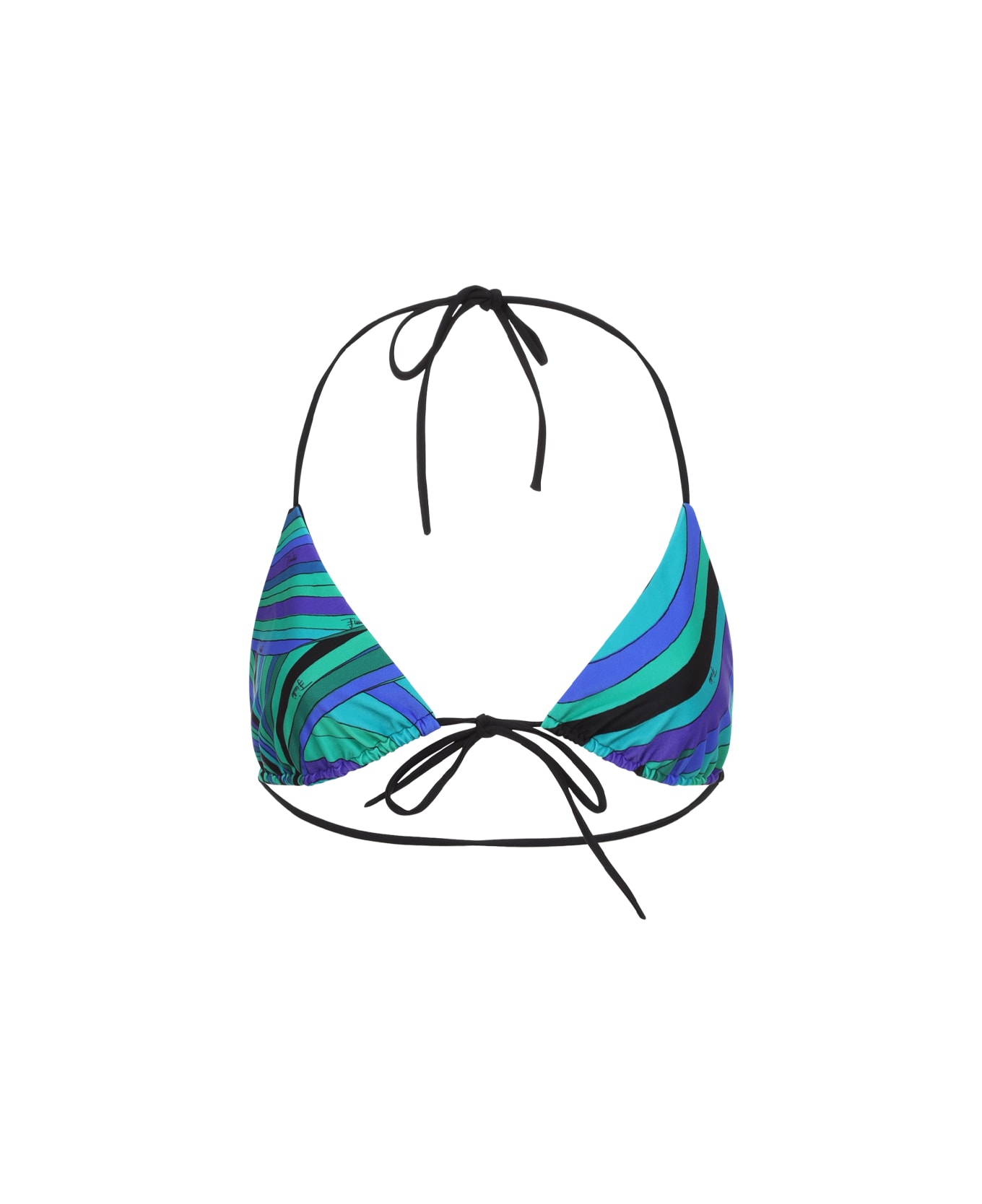Pucci Iris Bikini Top - Smeraldo
