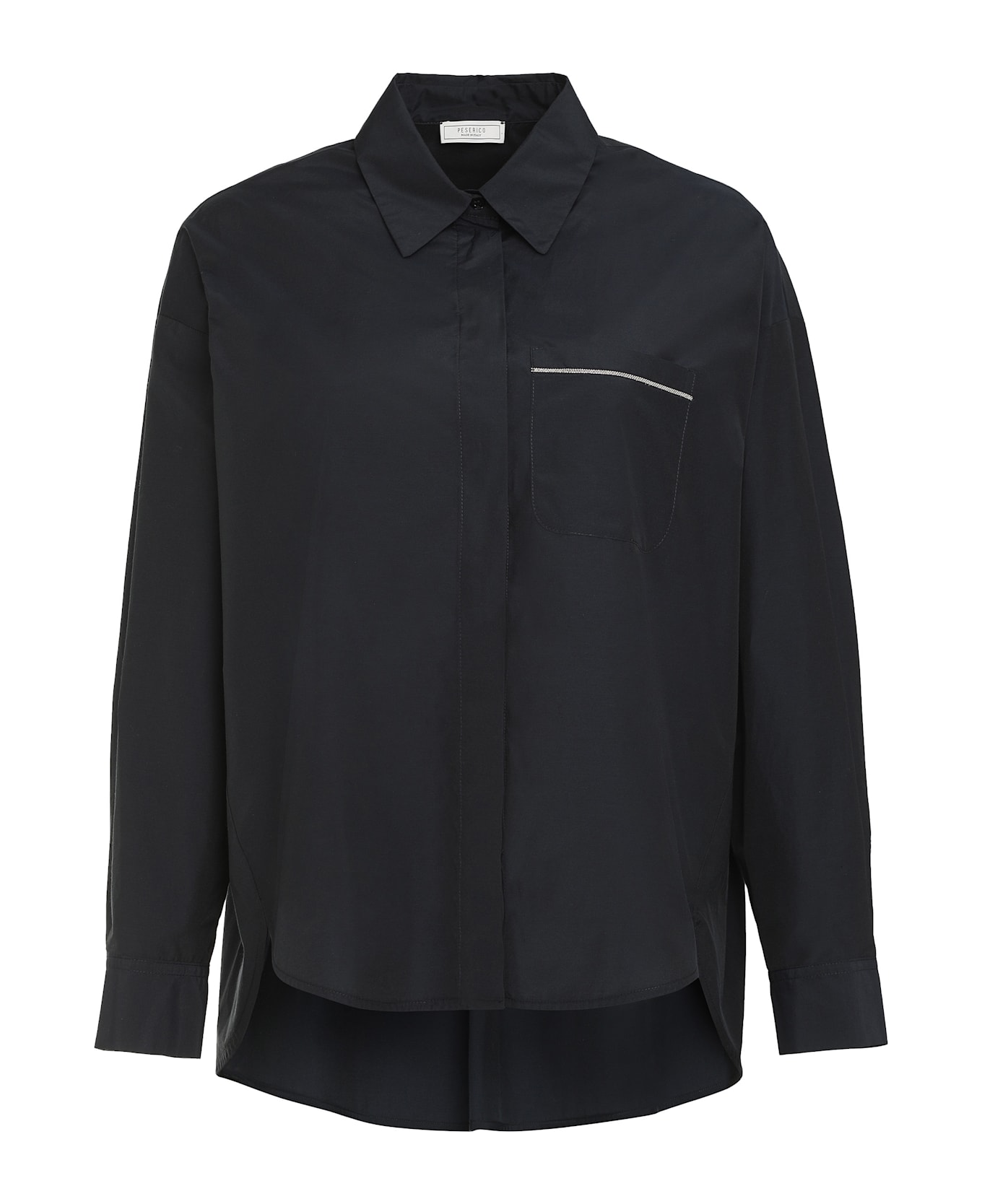 Peserico Oversize Shirt - blue