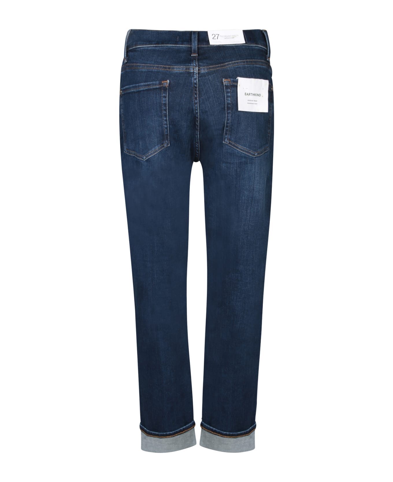 7 For All Mankind Relaxed Skinny Blue Jeans - Blue