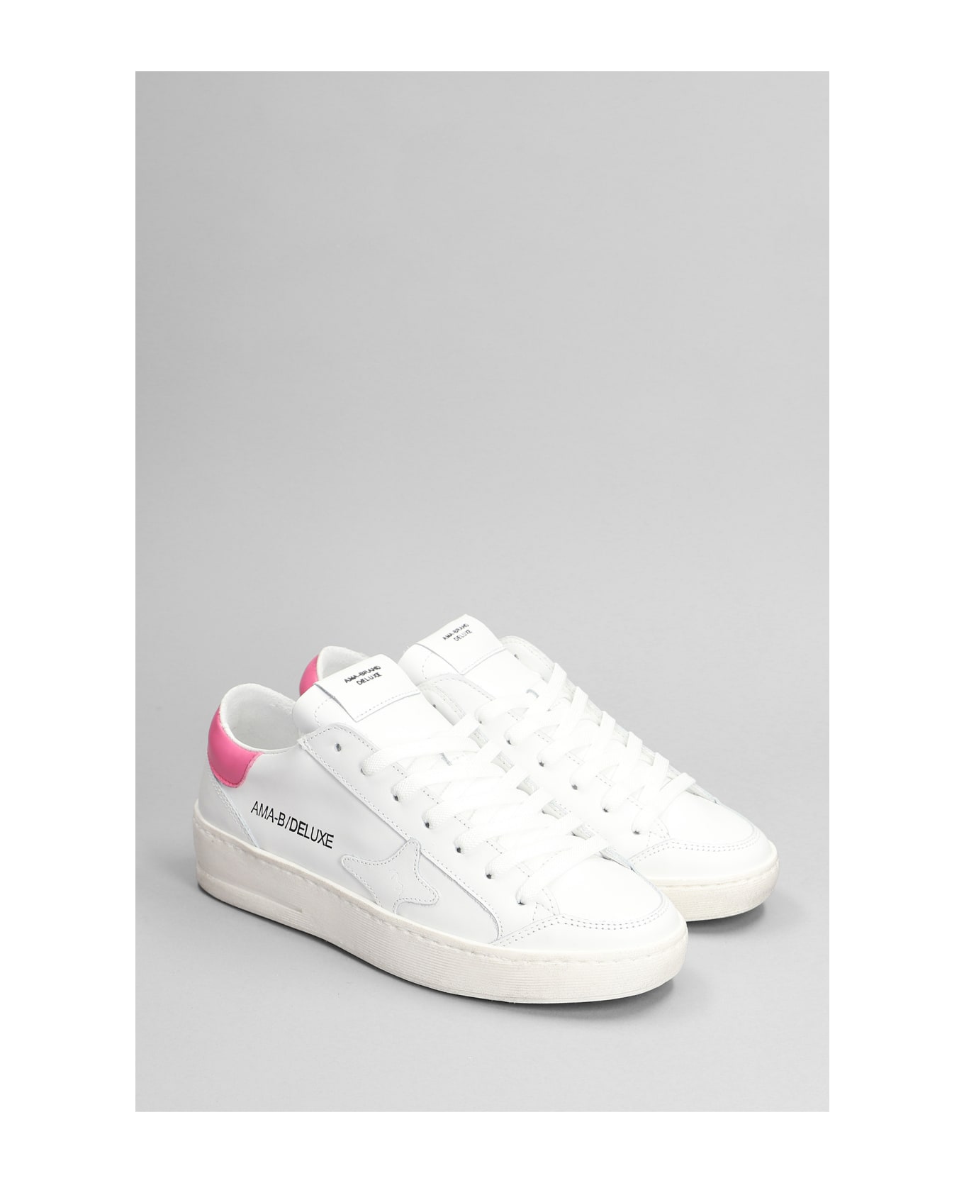 AMA-BRAND Sneakers In White Leather - white スニーカー