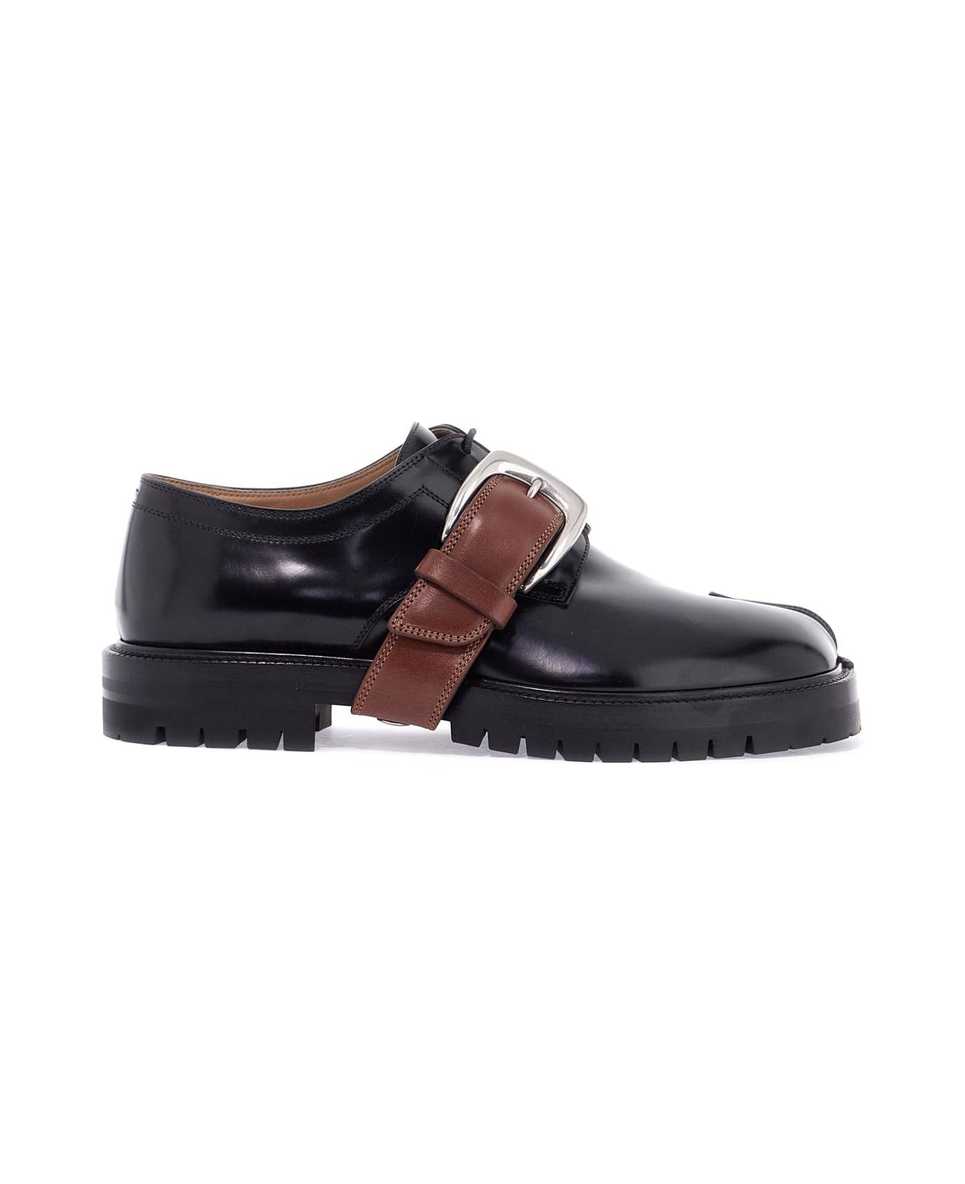 Maison Margiela Derby Tabi - BLACK/CUOIO (Black)