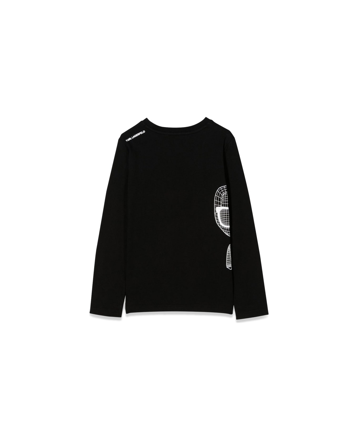Karl Lagerfeld Kids Long-sleeved T-shirt - BLACK