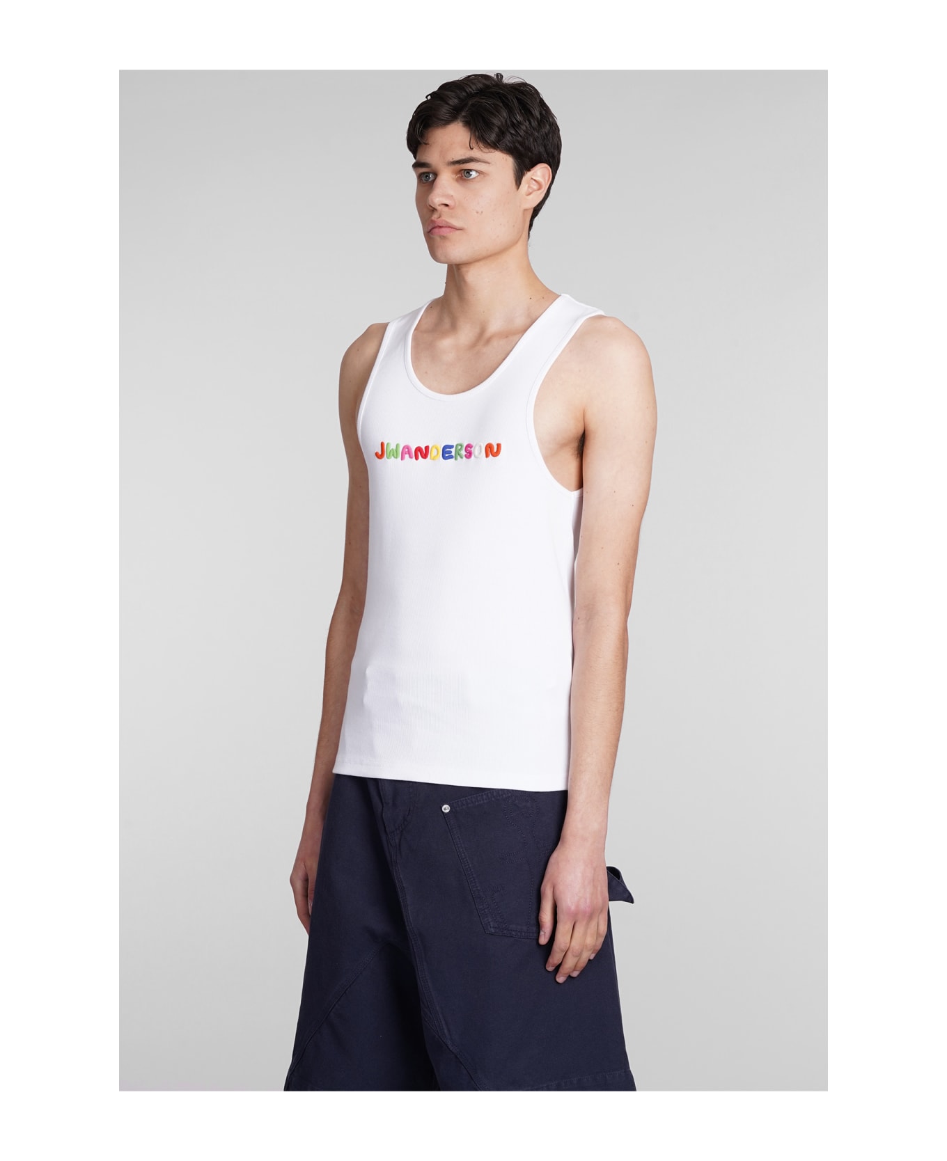 J.W. Anderson Top With Logo - White
