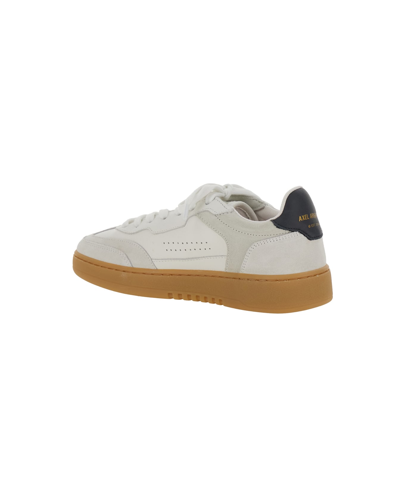 Axel Arigato 'dice T-toe' White Low Top Sneakers With Logo Patch On The Tongue And Logo Lettering On The Rear In Leather Woman - White