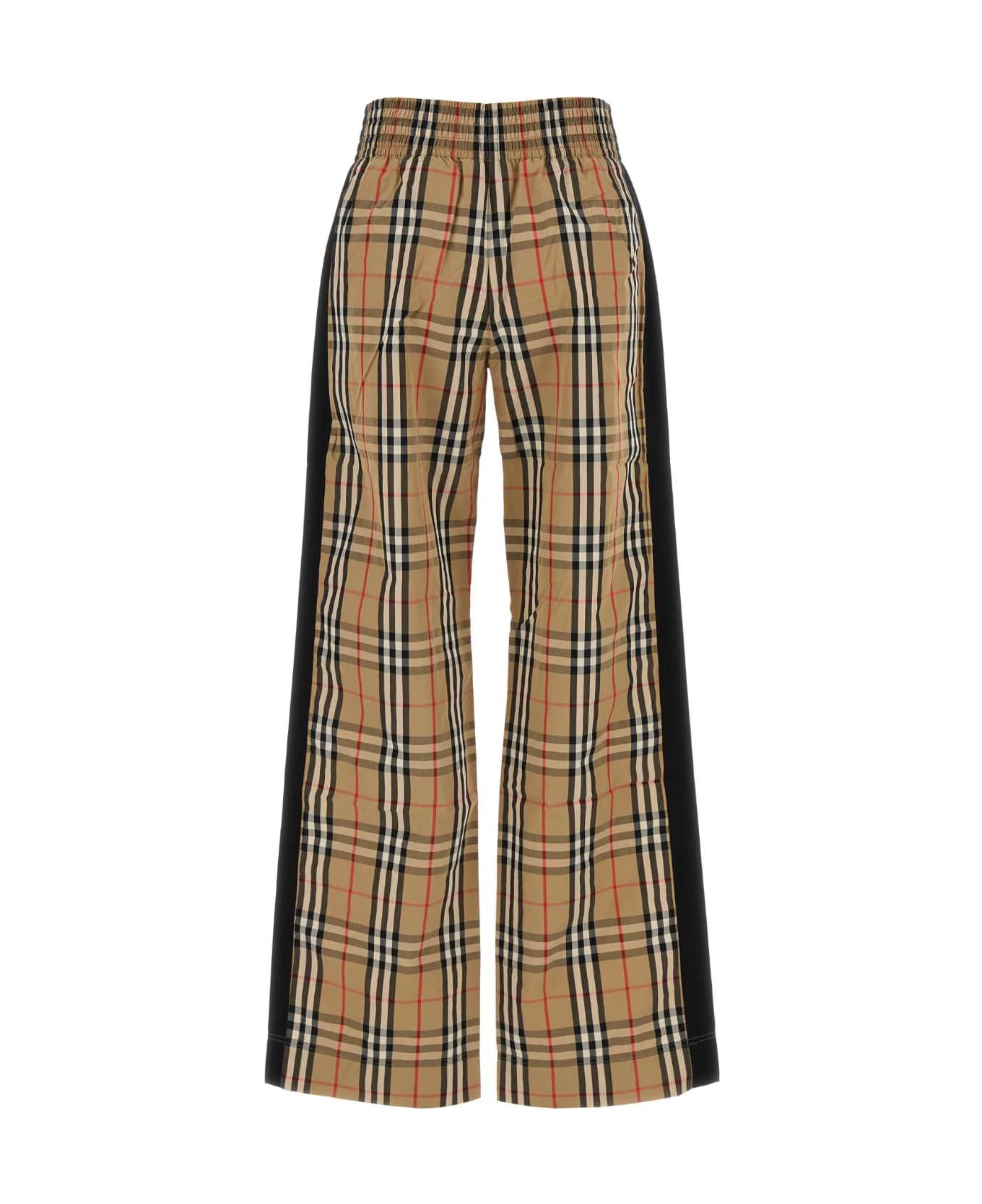 Burberry Embroidered Poplin Pant - ARCHIVEBEIGEIPCHK