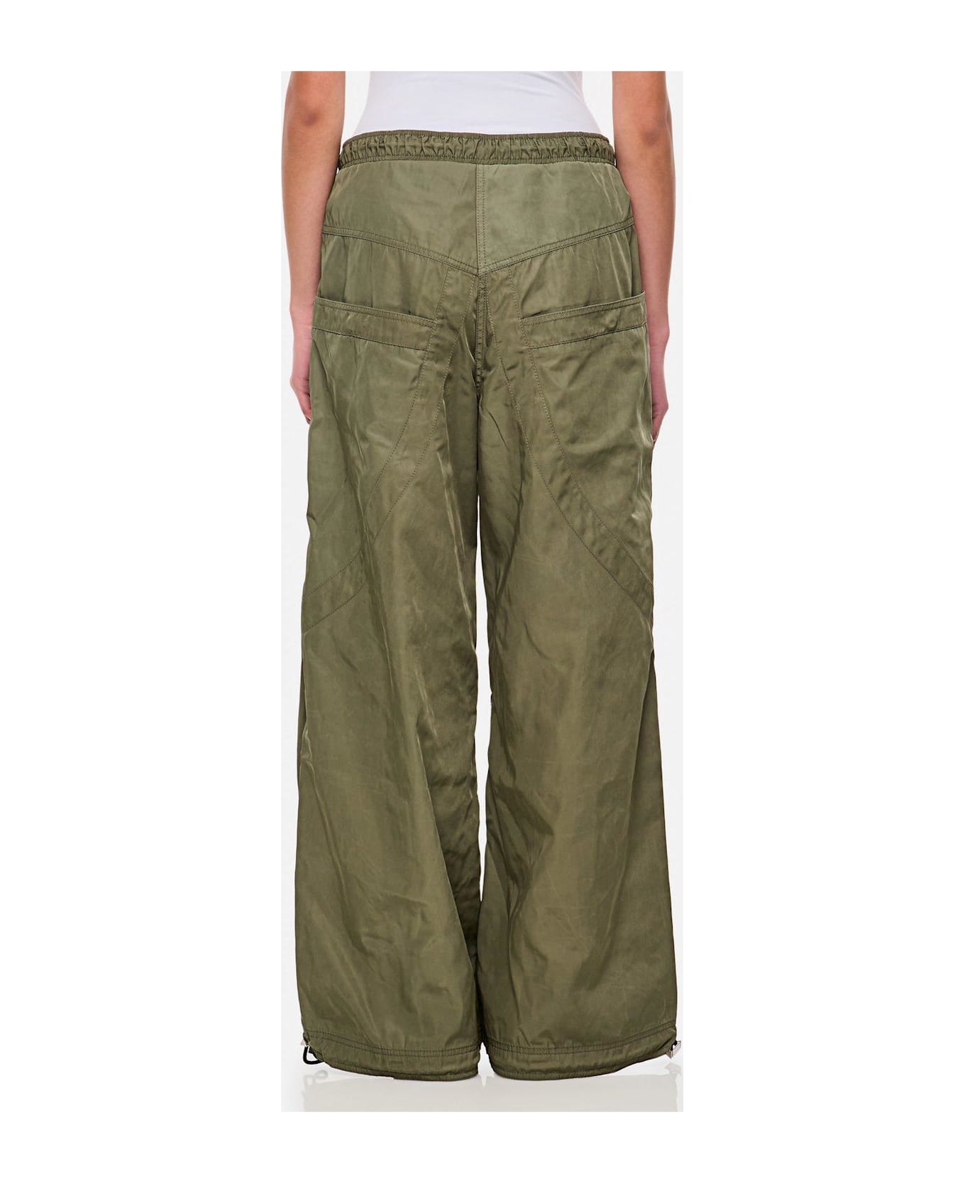 The Attico Oversized Long Pants - GREEN