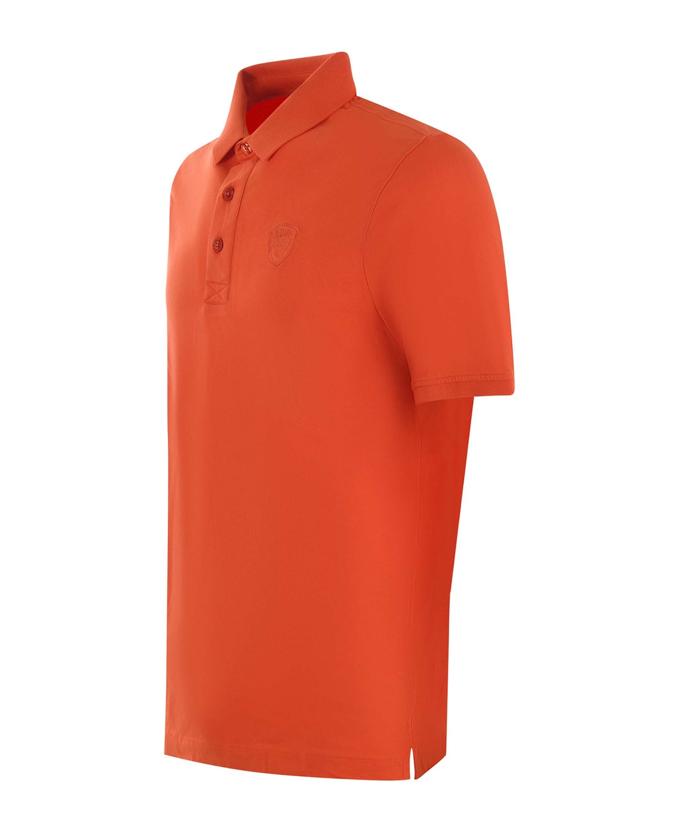 Blauer Polo Shirt - Arancio